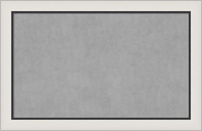Amanti Art Silver Framed Magnetic Board 30x46 Large Vision Board for use with Magnets, 100% Metal Sheet to Display Items as Office Decor or for Home Organization in mudroom, Kitchen or Kids Room