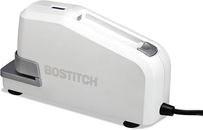 Bostitch Office Impulse 30 Sheet Electric Stapler - Heavy Duty, No-Jam, White (02011)