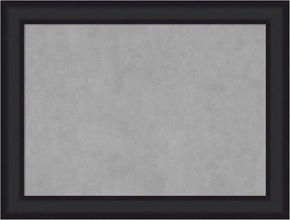 Amanti Art Black Framed Magnetic Board 25x33 Medium Vision Board for use with Magnets, 100% Metal Sheet to Display Items as Office Decor or for Home Organization in mudroom, Kitchen or Kids Room