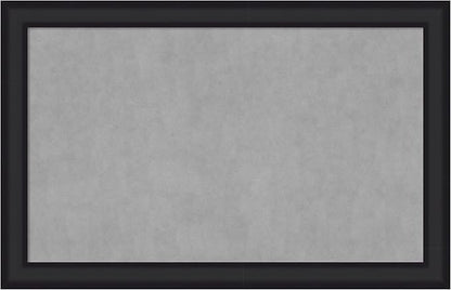 Amanti Art Black Framed Magnetic Board 29x45 Large Vision Board for use with Magnets, 100% Metal Sheet to Display Items as Office Decor or for Home Organization in mudroom, Kitchen or Kids Room