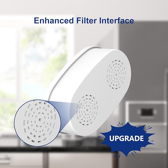 4 Pack Water-drop Replacement Filter WD-PF-01A Plus, Reduces PFOA/PFOS, Chlorine, Compatible with Water-drop Pitchers Replacement Filter，Lasts 3 Months or 200 Gallons