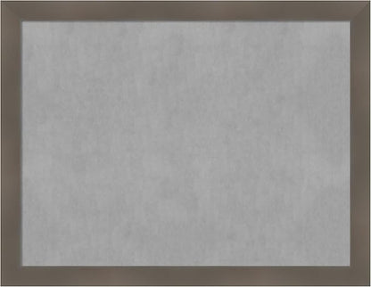 Amanti Art Grey Framed Magnetic Board 20x26 Medium Vision Board for use with Magnets, 100% Metal Sheet to Display Items as Office Decor or for Home Organization in mudroom, Kitchen or Kids Room