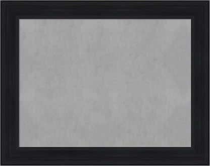 Amanti Art Black Framed Magnetic Board 23x29 Medium Vision Board for use with Magnets, 100% Metal Sheet to Display Items as Office Decor or for Home Organization in mudroom, Kitchen or Kids Room