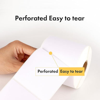 HOUSELABELS 2.25" x 1.25" Address Labels on 1" Core Compatible with Zebra and Rollo Printers, 1 Roll / 1,000 Labels per Roll