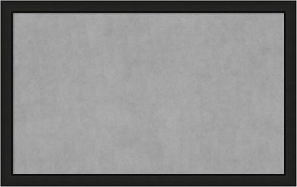 Amanti Art Black Framed Magnetic Board 27x43 Large Vision Board for use with Magnets, 100% Metal Sheet to Display Items as Office Decor or for Home Organization in mudroom, Kitchen or Kids Room
