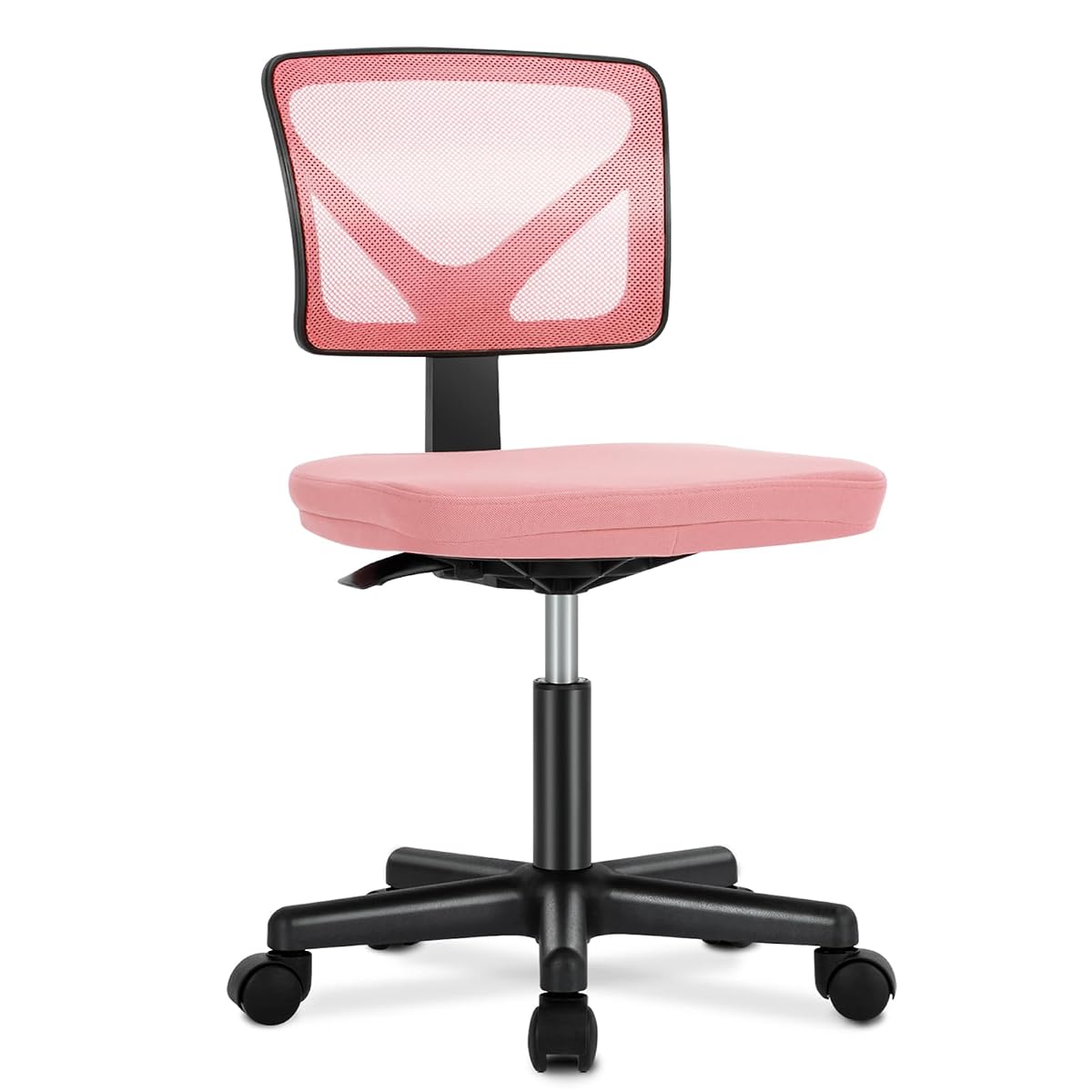 Small Armless Desk Chair, Mesh Rolling Office Chairs