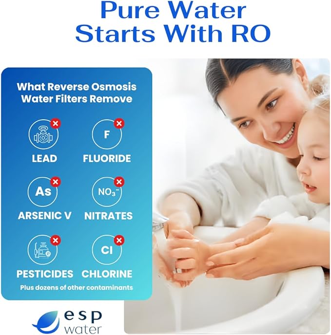 Genuine Microline TFC-400 Reverse Osmosis Replacement Filter Kit – 4-Stage RO System Maintenance Set with Sediment, Carbon, RO Membrane & Post Filters – Includes S7011, S7028, S1229RS, S7206W-JG