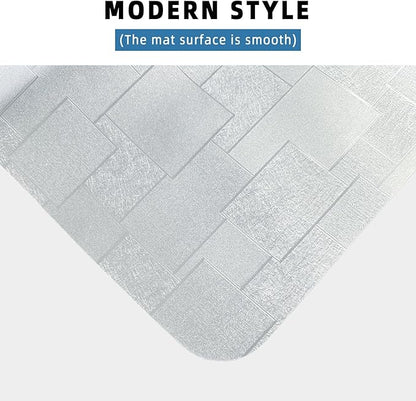 Chair Mat for Hardwood Floor, 63x51 inches Floor Mat Protector for Office Chair, Desk, Home, Frosted Pattern Rectangle Floors Protector
