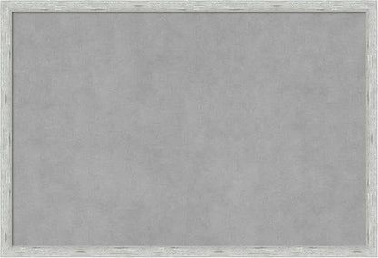 Amanti Art Silver Framed Magnetic Board 17x25 Medium Vision Board for use with Magnets, 100% Metal Sheet to Display Items as Office Decor or for Home Organization in mudroom, Kitchen or Kids Room