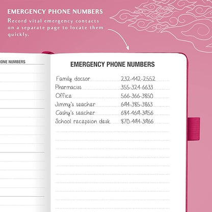 Legend Planner Address Book with Alphabetical Tabs — 645 Contacts