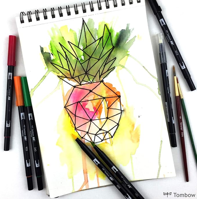 Tombow ABT 603 Dual Brush Pen - Periwinkle