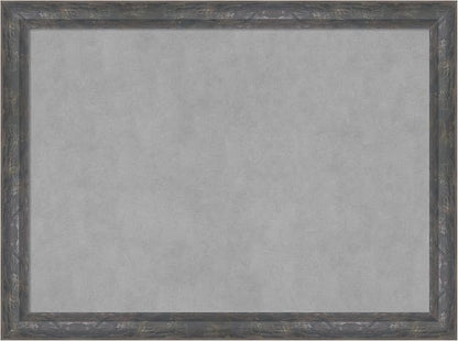 Amanti Art Grey Framed Magnetic Board 23x31 Medium Vision Board for use with Magnets, 100% Metal Sheet to Display Items as Office Decor or for Home Organization in mudroom, Kitchen or Kids Room