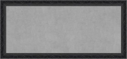 Amanti Art Black Framed Magnetic Board 24x52 Oversize Vision Board for use with Magnets, 100% Metal Sheet to Display Items as Office Decor or for Home Organization in mudroom, Kitchen or Kids Room