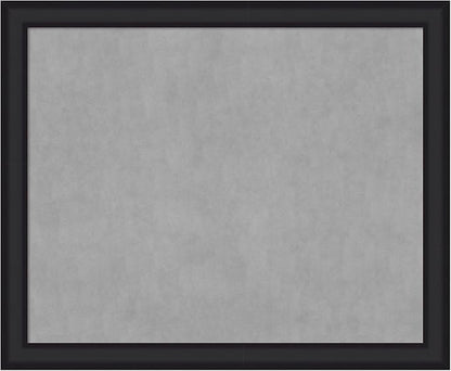 Amanti Art Black Framed Magnetic Board 37x45 X-Large Vision Board for use with Magnets, 100% Metal Sheet to Display Items as Office Decor or for Home Organization in mudroom, Kitchen or Kids Room