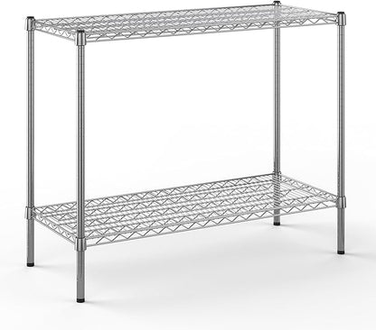 Regal Altair 18" Deep x 42" Wide x 34" Height Wire Shelving Kit | 2-Tier | NSF Commercial Storage Rack Unit
