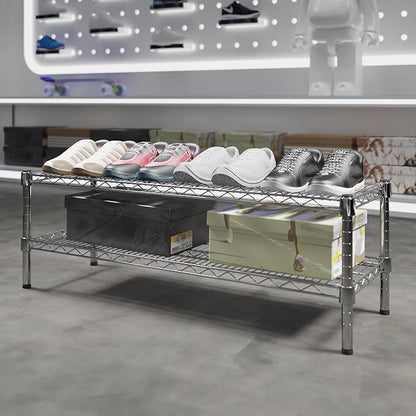 Regal Altair 14" Deep x 42" Wide x 14" Height Wire Shelving Kit | 2-Tier | NSF Commercial Storage Rack Unit