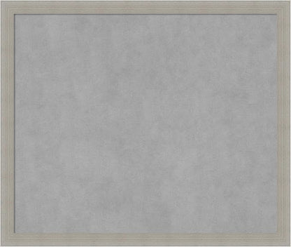 Amanti Art Grey Framed Magnetic Board 22x26 Medium Vision Board for use with Magnets, 100% Metal Sheet to Display Items as Office Decor or for Home Organization in mudroom, Kitchen or Kids Room