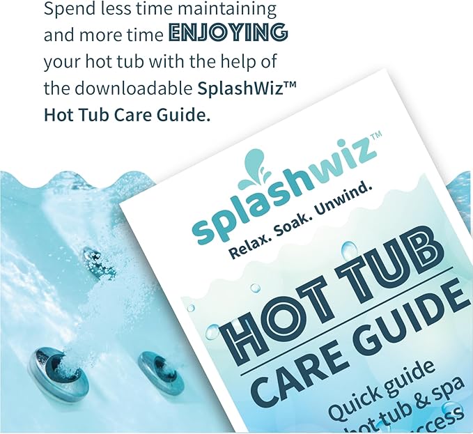 ProTeam Spa Alkalinity Increaser for Hot Tub to Keep Alkalinity Up for hot tub spa - with SplashWiz Spa & Hot Tub Chemicals Care Guide e-Book - Made in USA (1lb) (2 Pack)