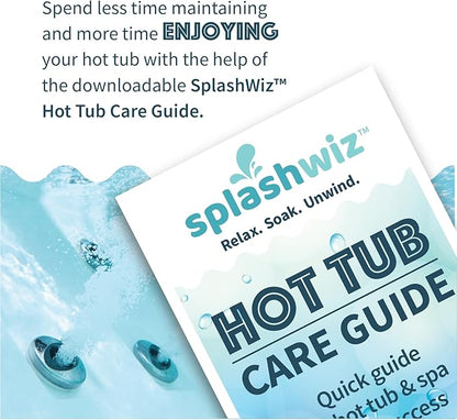 ProTeam Spa Alkalinity Increaser for Hot Tub to Keep Alkalinity Up for hot tub spa - with SplashWiz Spa & Hot Tub Chemicals Care Guide e-Book - Made in USA (1lb) (2 Pack)