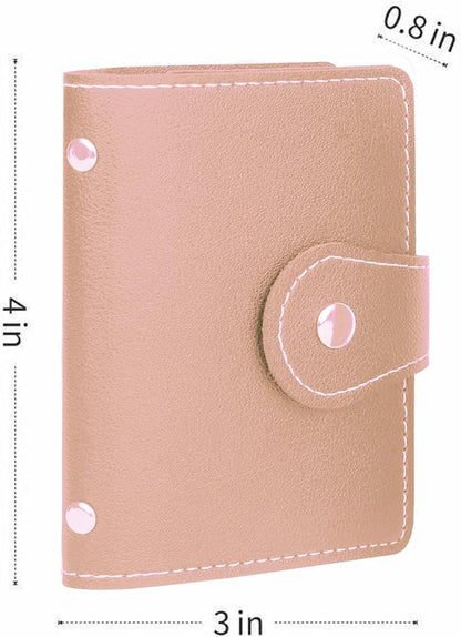 PRIVILLA 2 Pcs Credit Card Holder and business card holder，Sd Card Holder Each Has 26 Card Organizers, 2024 New Credit Card Holders book for Men and Women.