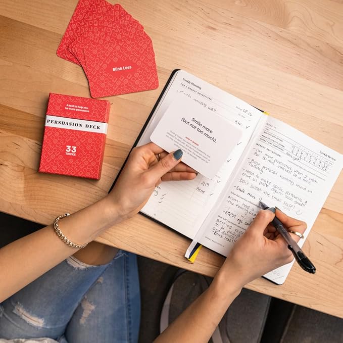 BestSelf Persuasion Deck - Persuasion Skill Cards to Master Persuasion Tricks with 33 Prompts