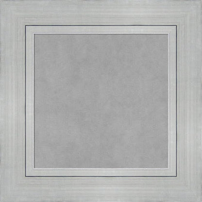 Amanti Art Silver Framed Magnetic Board 23x23 Small Vision Board for use with Magnets, 100% Metal Sheet to Display Items as Office Decor or for Home Organization in mudroom, Kitchen or Kids Room