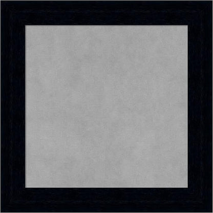 Amanti Art Black Framed Magnetic Board 20x20 Small Vision Board for use with Magnets, 100% Metal Sheet to Display Items as Office Decor or for Home Organization in mudroom, Kitchen or Kids Room