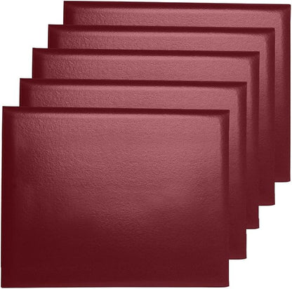 Diploma Cover 8.5” x11” Diploma Holder of Graduation Leatherette Padded Certificate（Tent Style),5-Pack