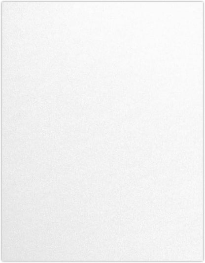LUXPaper 8.5" x 11" Cardstock | Letter Size | Crystal Metallic | 105lb. Cover (192lb. Text) | 50 Qty