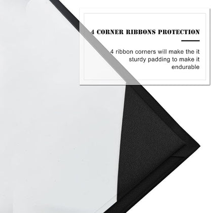 Diploma Cover 8.5” x11” Diploma Holder of Graduation Leatherette Padded Certificate（Tent Style),40-Pack