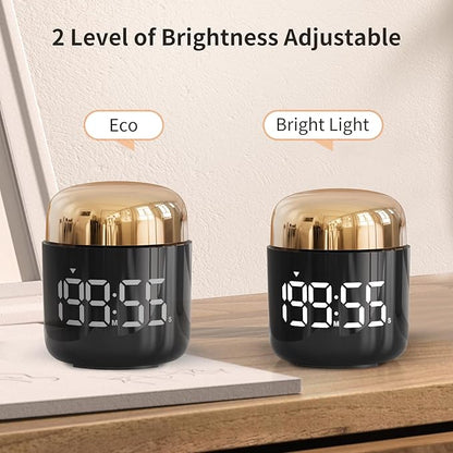 MeesMeek Digital Kitchen Timer,Countdown Countup Timer with Large LED Display Volume Adjustment,Timer for Cooking, Classroom Time for Kids and Teachers. (Gold)