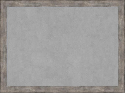Amanti Art Silver Framed Magnetic Board 23x31 Medium Vision Board for use with Magnets, 100% Metal Sheet to Display Items as Office Decor or for Home Organization in mudroom, Kitchen or Kids Room