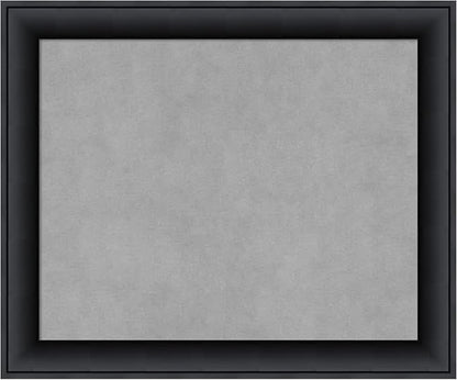 Amanti Art Black Framed Magnetic Board 19x23 Small Vision Board for use with Magnets, 100% Metal Sheet to Display Items as Office Decor or for Home Organization in mudroom, Kitchen or Kids Room