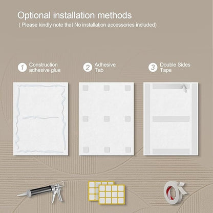 UMIACOUSTICS 8 Pcs 0.7Inch Thick Art Acoustic Panels, Total 47.2” x 31.5” Decorative Acoustical Wall Panels, Sound Absorbing Art Panels for Home, Office, Hotel, Astral Mystery Realm