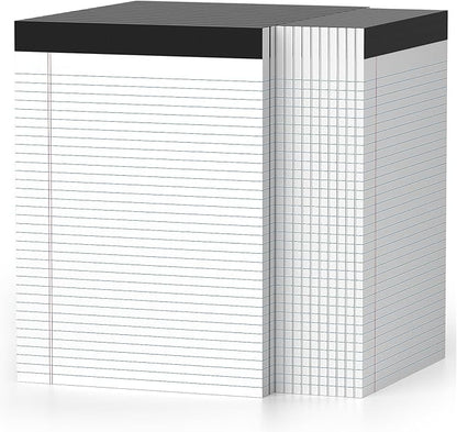 24 Pcs Legal Pads 8.5" x 11" College Ruled Note Pads 8.5 x 11.75 Inch Micro-Perforated Notepad 720 Sheets in Total Lined Writing Paper Notebook for Office, School Supplies & To-Do Lists 30 Sheets/Pad