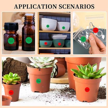 PARLAIM 2 Rolls 2000PCS 3/4" Round Circle Color-Code Dot Stickers,2 Color Style Colorful Coding Label Sticker for Home Office Classroom(Green+Blue)