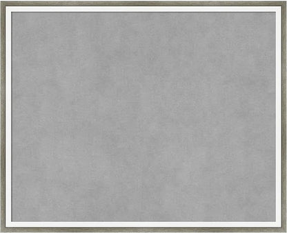 Amanti Art Silver Framed Magnetic Board 17x21 Small Vision Board for use with Magnets, 100% Metal Sheet to Display Items as Office Decor or for Home Organization in mudroom, Kitchen or Kids Room