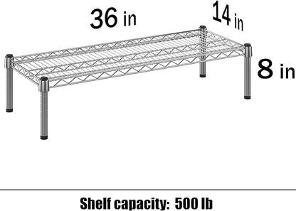 Regal Altair 14" Deep x 36" Wide x 8" Height 1-Tier Wire Shelving Kit | NSF Commercial Storage Rack Unit