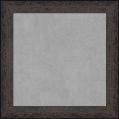 Amanti Art Black Framed Magnetic Board 15x15 X-Small Vision Board for use with Magnets, 100% Metal Sheet to Display Items as Office Decor or for Home Organization in mudroom, Kitchen or Kids Room