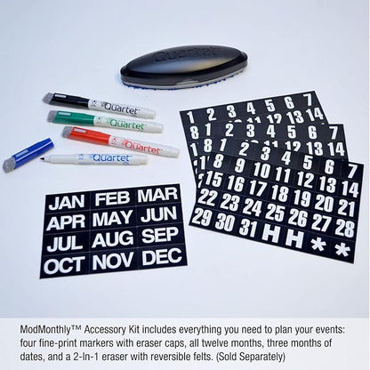 Ultimate Office Magnetic Dy-Erase Whiteboard Modular Monthly Planning Calendar (1 Each)