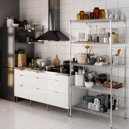Regal Altair 24" Deep x 36" Wide x 74" Height Wire Shelving Kit | 5-Tier | NSF Commercial Storage Rack Unit