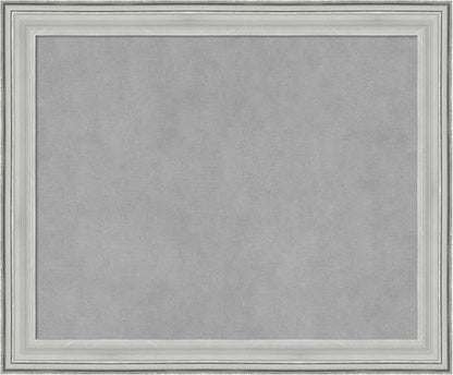 Amanti Art Silver Framed Magnetic Board 19x23 Small Vision Board for use with Magnets, 100% Metal Sheet to Display Items as Office Decor or for Home Organization in mudroom, Kitchen or Kids Room
