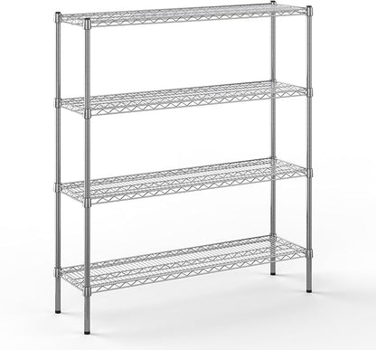 Regal Altair 14" Deep x 48" Wide x 54" Height Wire Shelving Kit | 4-Tier | NSF Commercial Storage Rack Unit