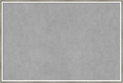Amanti Art Silver Framed Magnetic Board 25x37 Large Vision Board for use with Magnets, 100% Metal Sheet to Display Items as Office Decor or for Home Organization in mudroom, Kitchen or Kids Room