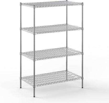 Regal Altair 24" Deep x 42" Wide x 64" Height Wire Shelving Kit | 4-Tier | NSF Commercial Storage Rack Unit