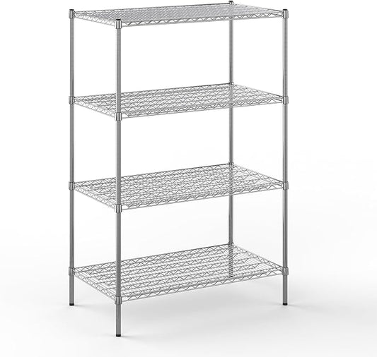 Regal Altair 24" Deep x 42" Wide x 64" Height Wire Shelving Kit | 4-Tier | NSF Commercial Storage Rack Unit