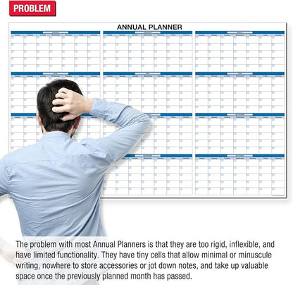 Ultimate Office Magnetic Dy-Erase Whiteboard Modular Monthly Planning Calendar (1 Each)