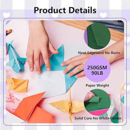 15 Sheets Yellow Cardstock 12"x12",250gsm/90lb Heavyweight Cover Cardstock Paper, Thick and Smooth Card Stock Perfect for Card Making, Scrapbooking and Crafts