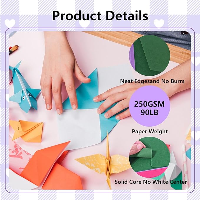 15 Sheets Red Cardstock 12"x12",250gsm/90lb Heavyweight Cardstock Paper, Thick and Smooth Card Stock Perfect for Card Making, Scrapbooking and Crafts