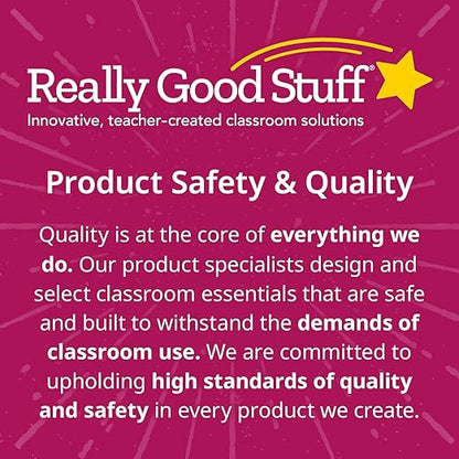 Really Good Stuff Privacy Shield Dividers - Set of 12, Green - Create a Distraction-Free Learning Environment - Testing & Desk Divider Boards for Student Desks, Classroom Essentials & Must Haves